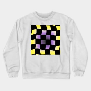 Checker Board - Nonbinary Pride Crewneck Sweatshirt